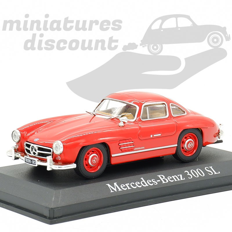 MERCEDES 300SL (ROUGE) - 1/43ème en boite
