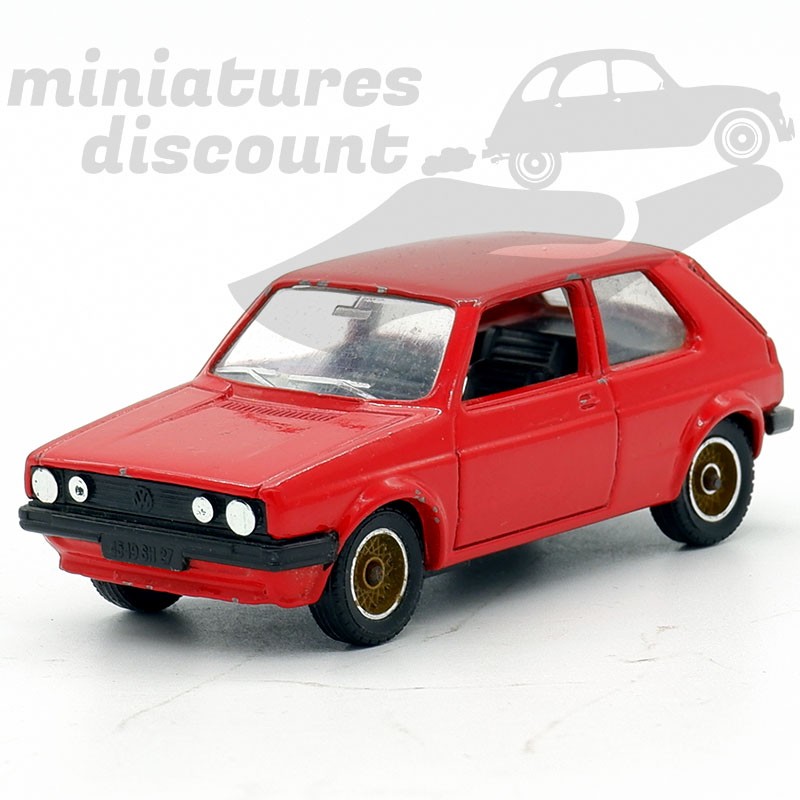 VOLKSWAGEN GOLF GTI (ROUGE) - SOLIDO - 1/43ème en boite