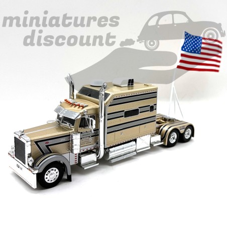 Rare, Peterbilt 379 avec Drapeau Américain - 1/43ème en boite