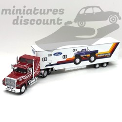 CAMION FORD LTL 9000 DE 1990 "BIGFOOT" (ROUGE) - IXO - 1/43ème en boite