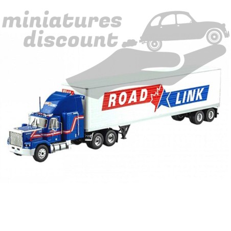SEMI REMORQUE GMC GÉNÉRAL SBFA "ROAD LINK" DE 1988 (BLANC) - IXO - 1/43ème en boite