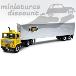 CAMION SEMI REMORQUE (GRIS) - IXO - 1/43ème en boite