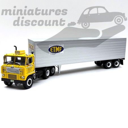 CAMION SEMI REMORQUE (GRIS) - IXO - 1/43ème en boite