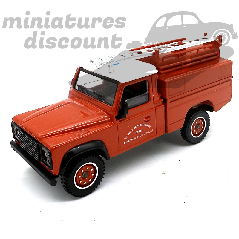 LAND ROVER DEFENDER (ROUGE) - SOLIDO - 1/43ème en boite