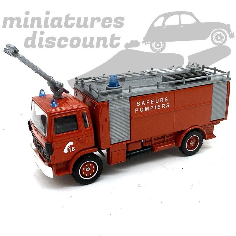 Camion Pompiers FPT lance mousse - Renault - Solido - 1/55ème en boite