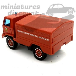 BERLIET CAMIVA 4X4 F.F BACHÉ (ROUGE) - SOLIDO - 1/50ème en boite