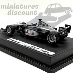 MC LAREN MP4 -16 PILOTÉE PAR MIKA HÄKKINEN (GRIS FONCÉ) - HOTWEELS - 1/43ème en boite