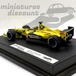 JORDAN EJ11 PILOTÉE PAR HEINZ HARALD (JAUNE) - HOTWEELS - 1/43ème en boite