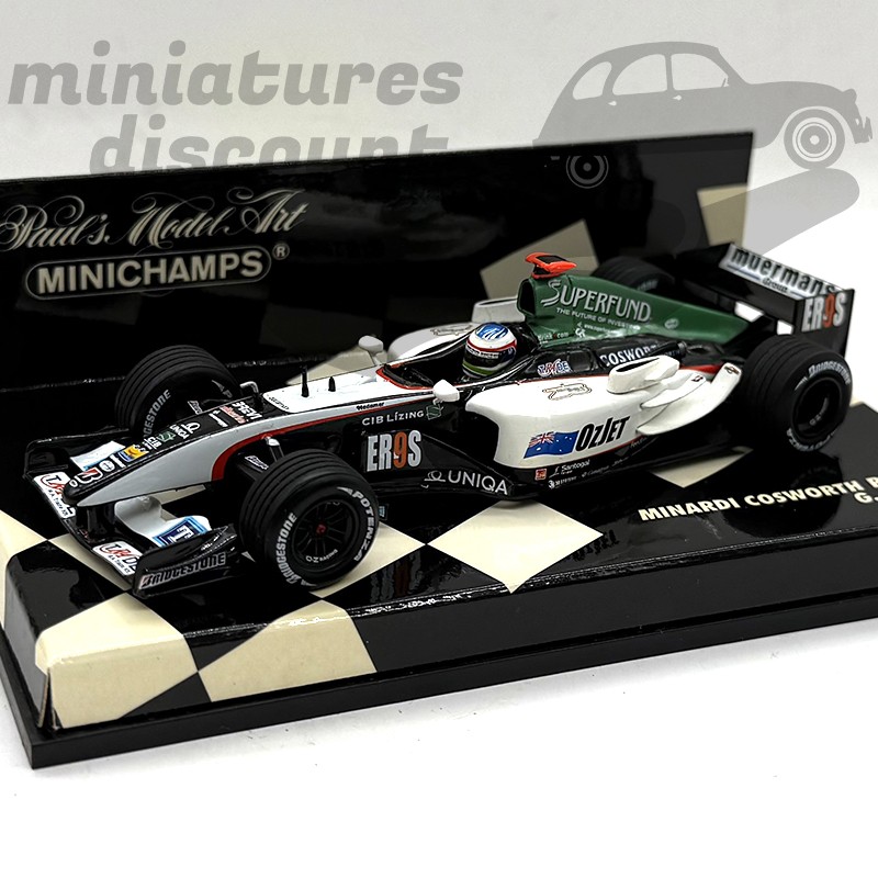 Minardi Cosworth PS04B pilotée par G.Bruni - Minichamps - 1/43ème en boite