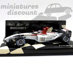B.A.R Honda 006 pilotée par T.Sato - Minichamps - 1/43ème en boite