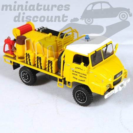 UNIC POMPIER FORESTIERS SAPEURS AUBAGNE (JAUNE) - 1/43ème sous blister