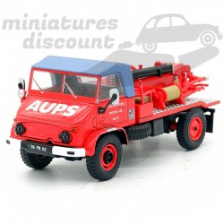 MERCEDES UNIMOG POMPIERS AUPS (ROUGE) - 1/43ème sous blister