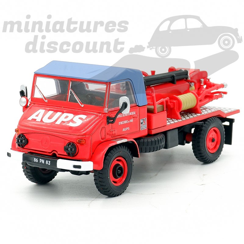 Mercedes Unimog Pompiers AUPS - SDIS 83 - 1/43ème sous blister