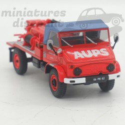MERCEDES UNIMOG POMPIERS AUPS (ROUGE) - 1/43ème sous blister