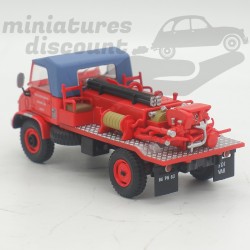 MERCEDES UNIMOG POMPIERS AUPS (ROUGE) - 1/43ème sous blister