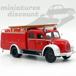 CAMION POMPIERS FPT MAGIRUS DEUTZ (ROUGE) - 1/43ème sous blister