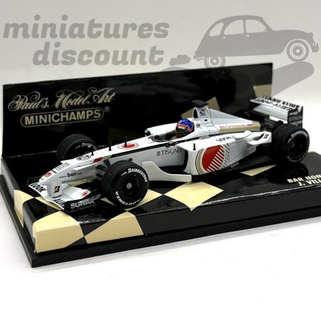 BAR Honda 03 pilotée par J.Villeneuve - Minichamps - 1/43ème en boite