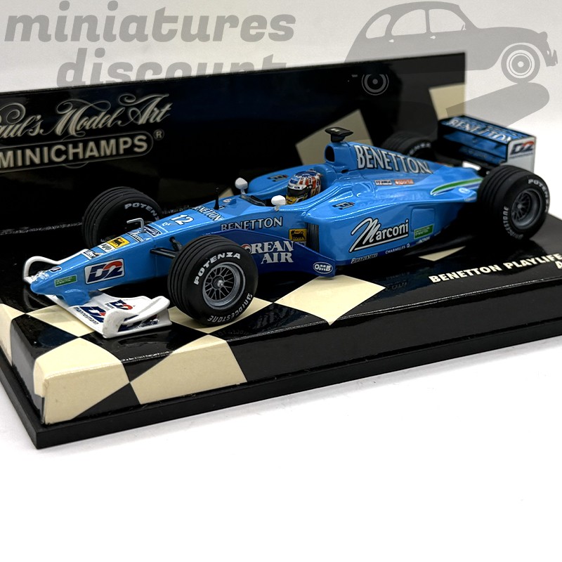 Benetton Playlife B200 pilotée par A.Wurz - Minichamps - 1/43ème en boite