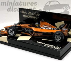 Arrows Supertec A21 - Formule 1, Pilotée par Pedro de la Rosa - Minichamps - 1/43ème en boite