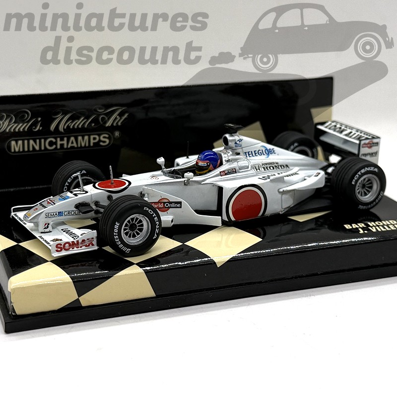 BAR Honda 02 pilotée par J.Villeneuve - Minichamps - 1/43ème en boite