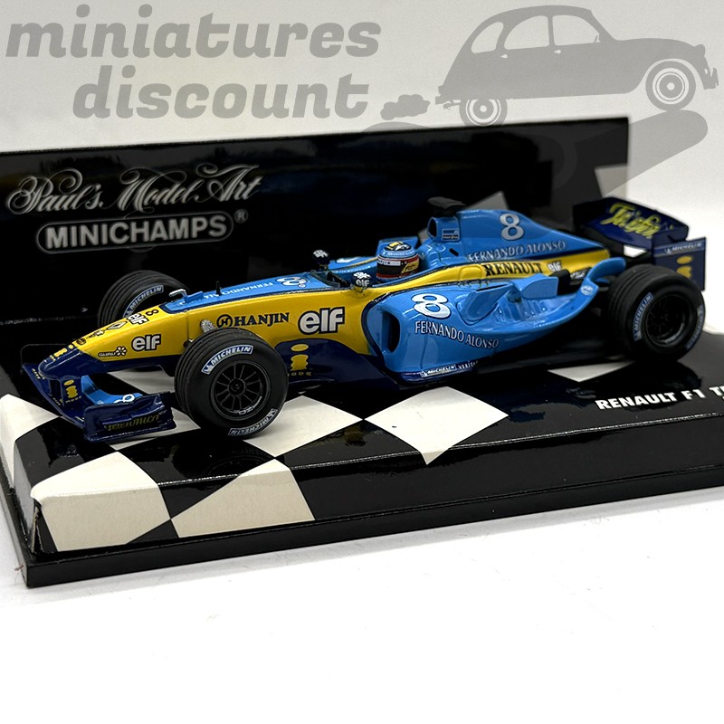 RENAULT F1 TEAM R24 (BLEU) - MINICHAMPS - 1/43ème en boite