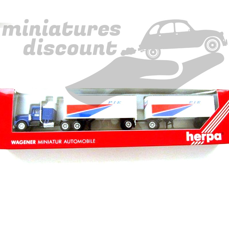 Semi Remorque Citerne Américain Kenworth "P.I.E" - Herpa - 1/87ème en boite
