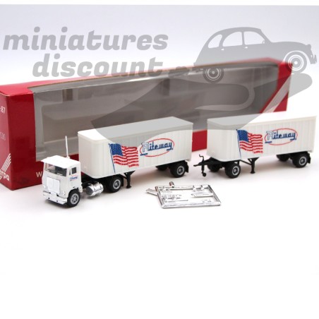 Semi Remorque Américain "Riteway" - Herpa - 1/87ème en boite