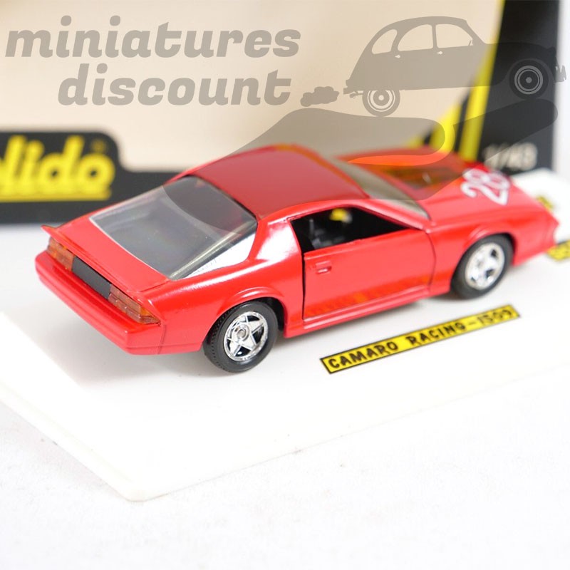 CHEVROLET CAMARO RACING (ROUGE) - SOLIDO - 1/43ème en boite