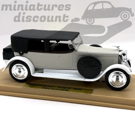 Hispano Suiza Découvrable (bi-color) de 1926 - Solido - 1/43eme en boite