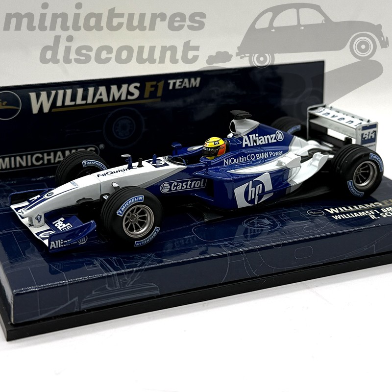 WILLIAMS F1 TEAM (BLANC) - MINICHAMPS - 1/43ème en boite