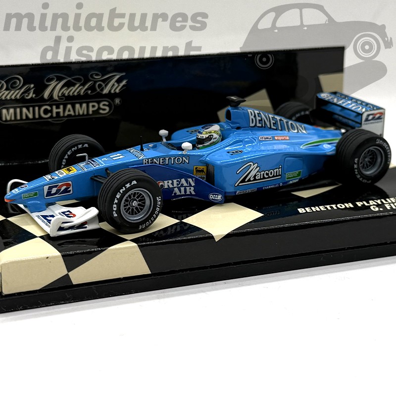 Benetton Playlife B200 pilotée par G-Fisichella de chez Minichamps - 1/43ème en boite