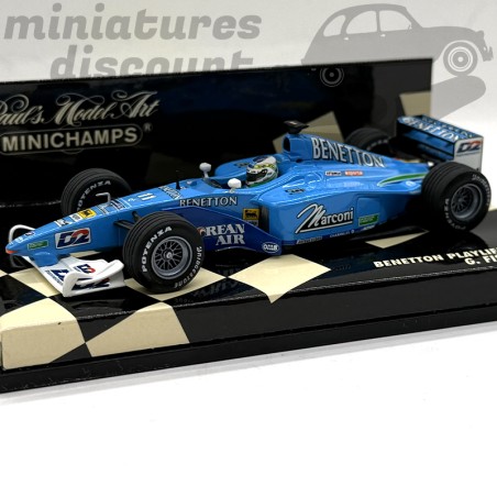 Benetton Playlife B200 pilotée par G-Fisichella de chez Minichamps - 1/43ème en boite
