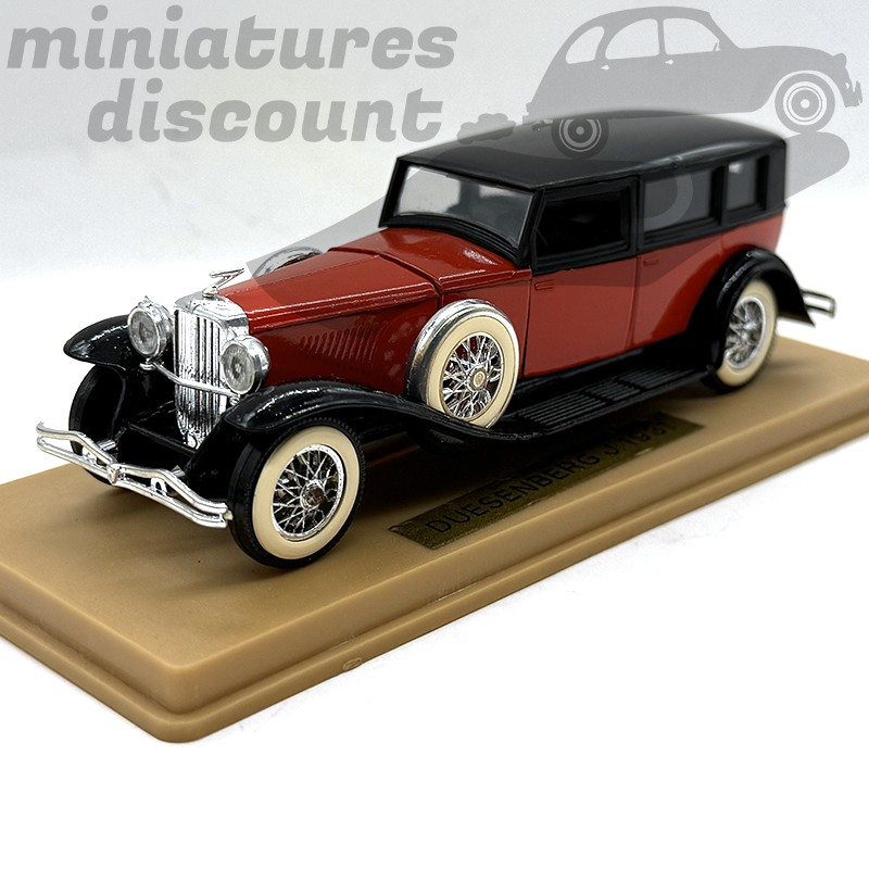 DUESENBERG J DE 1931 (ROUGE) - SOLIDO - 1/43ème en boite