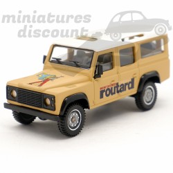 LAND ROVER "GUIDE DU ROUTARD" (MARRON) - SOLIDO - 1/43ème sans emballage