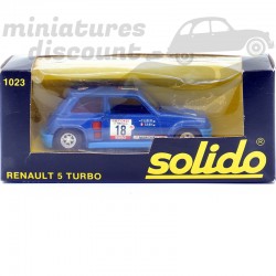Renault 5 Turbo - Solido - 1/43ème en boite