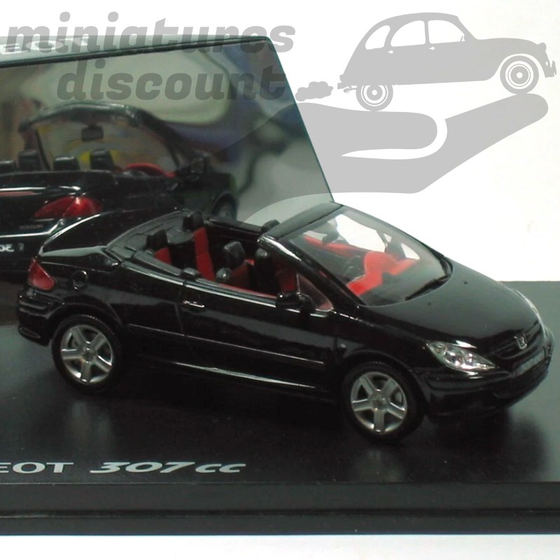Peugeot 307CC (black) - Norev - 1/43ème en boite