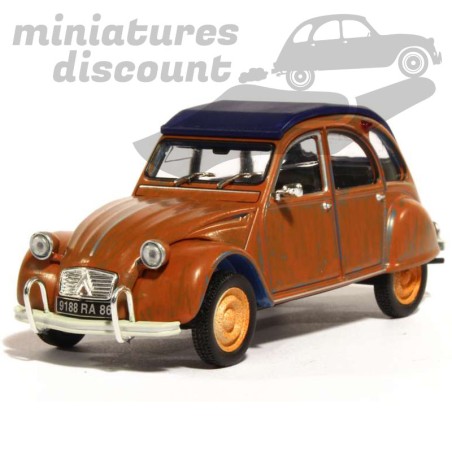 Citroën 2cv Rouille - 1/43ème en blister