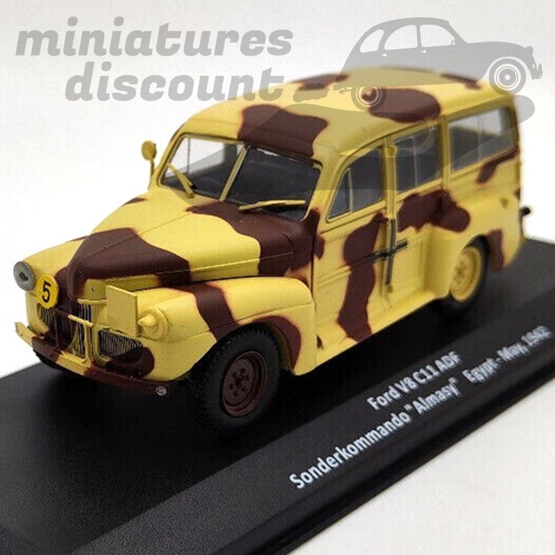 FORD V8 C11 ADF SONDERKOMMANDO "ALMASY" EGYPTE EN 1942 (BEIGE) - 1/43ème en boite