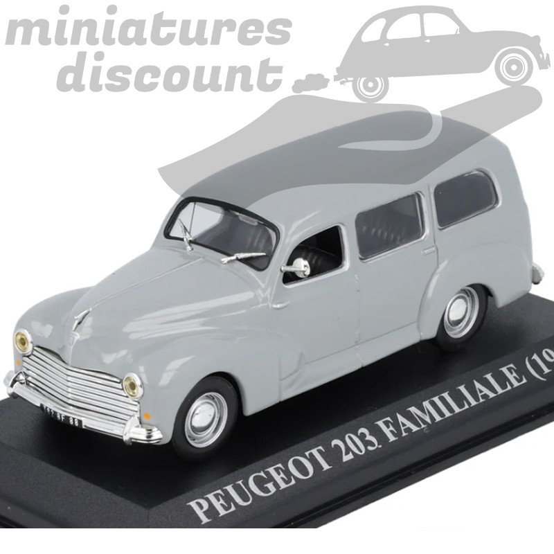 PEUGEOT 203 FAMILIALE DE 1955 (NOIR) - SOLIDO - 1/43ème en boite