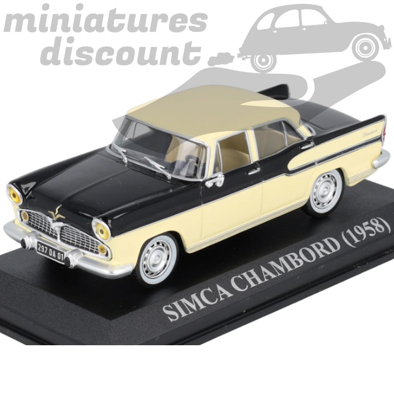 Simca Chambord de 1958 - 1/43ème sur socle