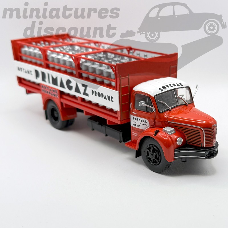 BERLIET GLR 8R "PRIMAGAZ" 1956 (BLEU) - IXO - 1/43ème sous blister