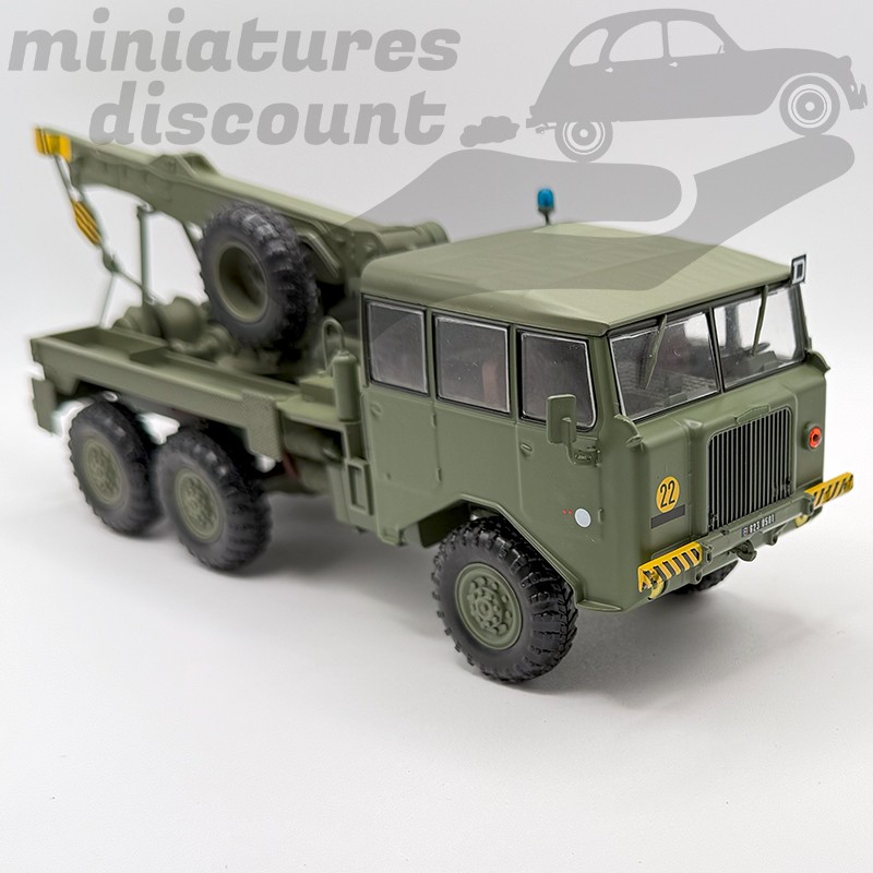 BERLIET TBU 15 6X6 CLD REMORQUEUR ARMÉE FRANÇAISE (VERT MILITAIRE) - IXO - 1/43ème sous blister