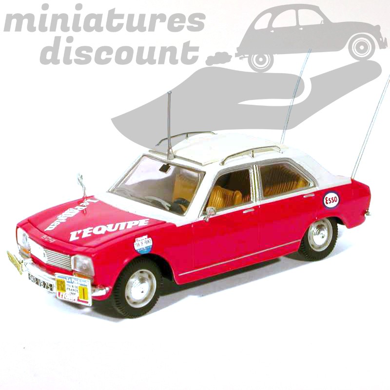 Peugeot 504 "L'équipe" Tour de France 1969 - 1/43ème sous blister