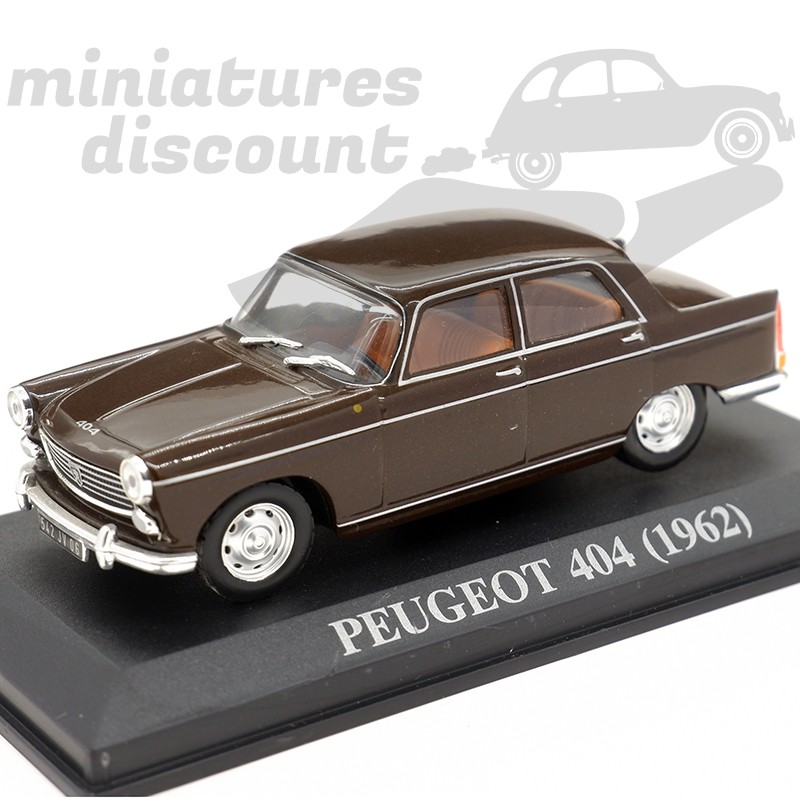 PEUGEOT 404 (MARRON) - 1/43ème en boite