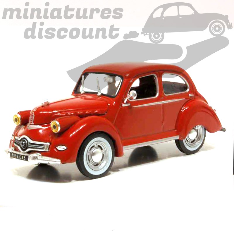 Panhard Dyna X de 1950 Couleur rouge - 1/43ème en boite