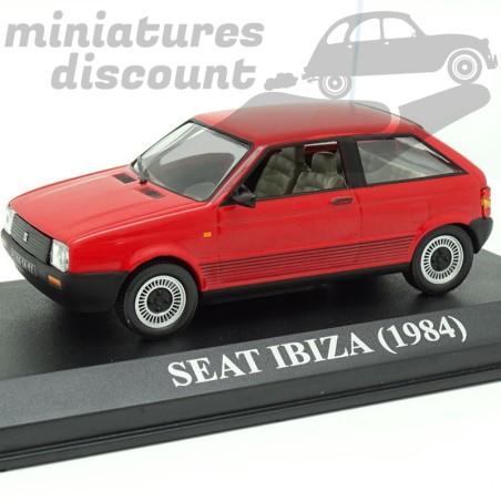 SEAT IBIZA DE 1984 (ROUGE) - 1/43ème en boite