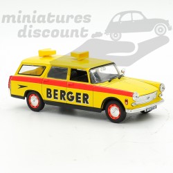 PEUGEOT 404 BREAK "BERGER" (JAUNE) - 1/43ème sous blister