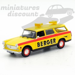 PEUGEOT 404 BREAK "BERGER" (JAUNE) - 1/43ème sous blister