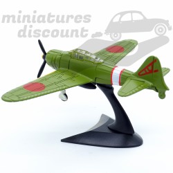 AVION MITSUBISHI A6M2 ZÉRO (VERT) - MAISTO - 1/100ème sous blister