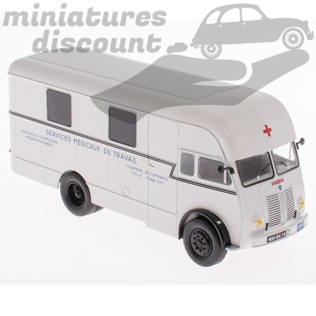 BERLIET GLA "SERVICES MEDICAUX DU TRAVAIL" (BEIGE) - IXO - 1/43ème sous blister